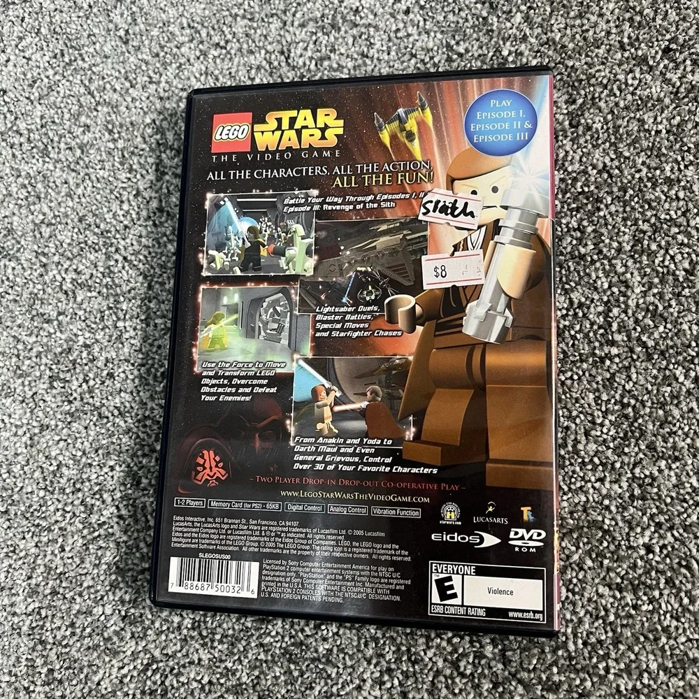 LEGO Star Wars The Video Game PS2 Greatest Hits CIB Complete w Manual